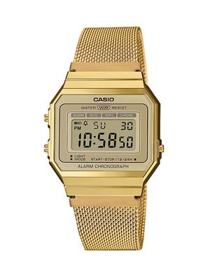 Casio Vintage der Klassiker > Digitaluhr Milanaise Band > A700WEMG-9AEF