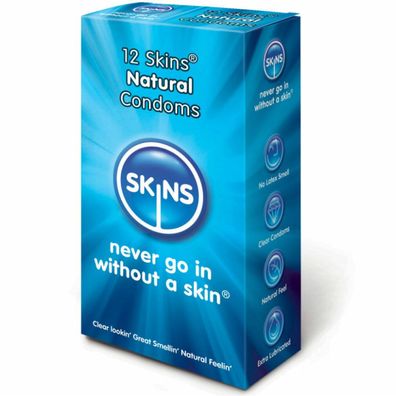 SKINS CONDOM Natural PACK 12