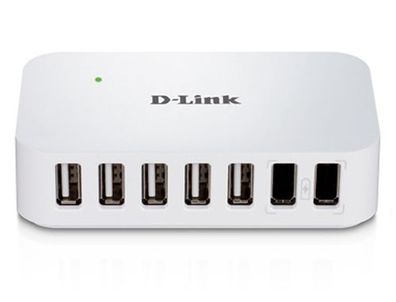 D-Link DUB-H7 7-Port USB2 Hub mit Netzteil retail