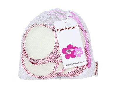 ImseVimse waschbare Abschminkpads 10 Stück Cleansingpads Reinigungspads Rose Line