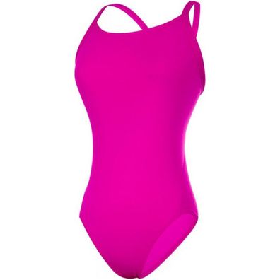 Funkita Still Pink one Piece Diamond back Badeanzug in Pink uni