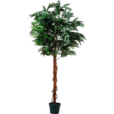 Plantasia® Mangobaum, Kunstbaum, Kunstpflanze, 180cm