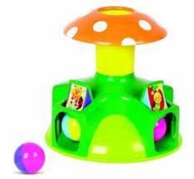 Tomy Pilzhäuschen mit 4 Bällen Spielset Play to learn