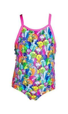 Funkita Bang Bang Budgie One Piece Mädchen/Kinderbadeanzug