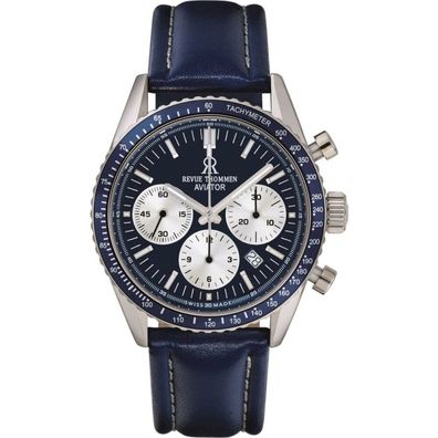 Revue Thommen - Armbanduhr - Herren - Chrono - Automatik - Aviator - 17000.6535