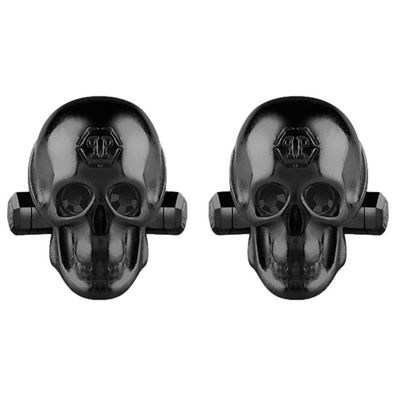 Philipp Plein - PJ9AA05CU - Manschettenknöpfe - Herren - 3D SKULL - 2,6 x 1,2 cm