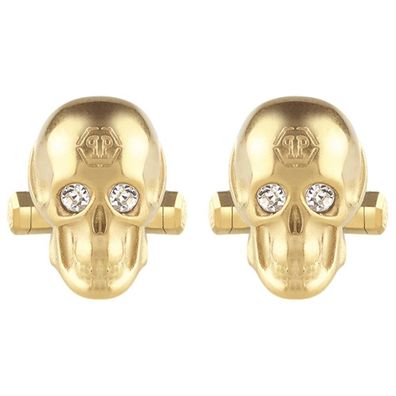 Philipp Plein - PJ9AA06CU - Manschettenknöpfe - Herren - 3D SKULL - 2,6 x 1,2 cm