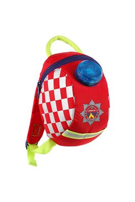 LittleLife Kleinkinder Rucksack Fire Feuerwehrauto daysack mit Blaulicht