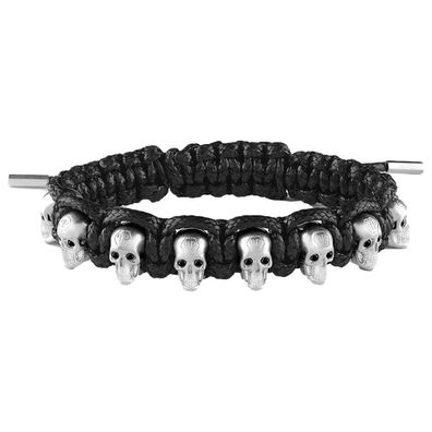 Philipp Plein - PJ8AA18BU - Armband - Herren - 3D SKULL - verstellbar