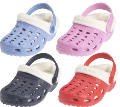 Playshoes EVA-Clogs gefüttert Baby + Kinder NEU