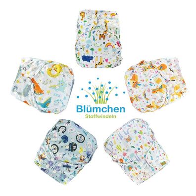 Blümchen 2in1 One Size Eco Shell Überhose 5-16kg Fantasy