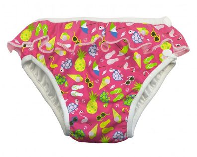 Imse Vimse Schwimmwindel, Badewindel, Aquawindel, Babybadehose Pink Beach Life