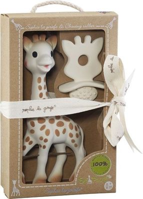 Sophie la girafe® + 1 Schnuller/Zahnungshilfe SO'PURE Geschenkset