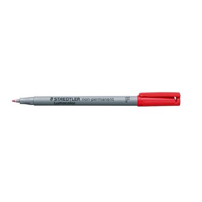 Staedtler 316-2 10x Lumocolor Folienstifte rot 0,6 mm non-permanent