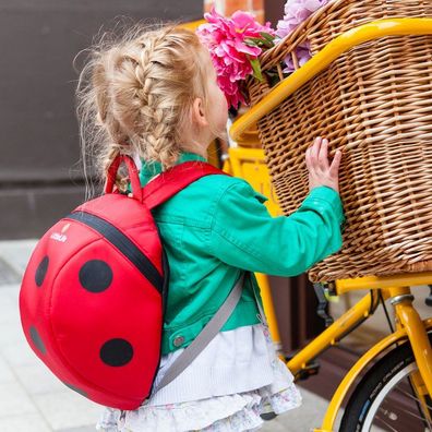 LittleLife Kinder Rucksack 6 Liter Ladybird Daypack Marienkäfer