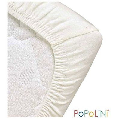 Popolini Spannleintuch Spannbetttuch, passend für Matratzen von 60x120 bis 70x140