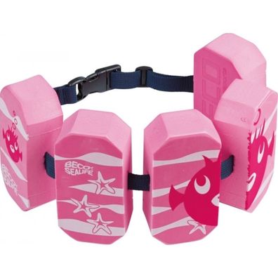 BECO Schwimmgürtel 5Pads Sealife pink, 2-6 J 15-30kg