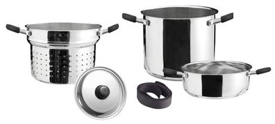 Brunner Topfset Academy 4 + 1 ø 20 Set Kochen Küche Töpfe