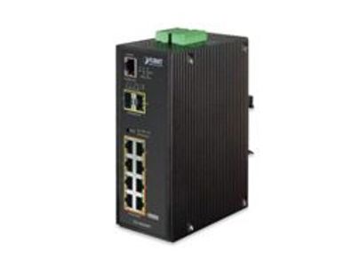 PLANET IGS-10020HPT PLANET IP30 Industrial 8* 1000TP PoE