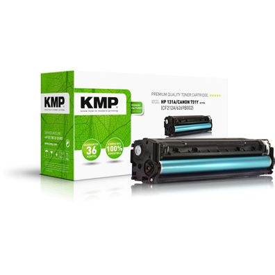 KMP 1236,0009 KMP H-T174 Toner yellow kompatibel mit HP CF 212 A