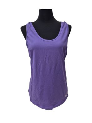 TCA Training Tanktop Damen 2 in 1 Lila Gr. L 40 Sporttop Top & BH