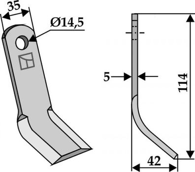 Y-Messer für Major 63-AGM-04