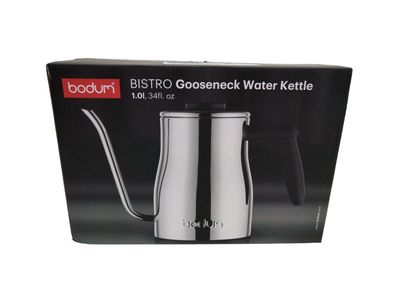 Bodum BISTRO 11905-16 Wasserkessel Verchromt 1L Edelstahl Induktion geeignet