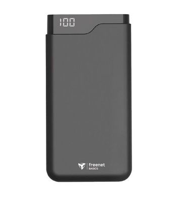 freenet Basics Premium Powerbank USB-A USB-C PD 20.000 mAh schwarz