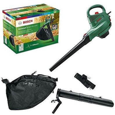 Bosch Home and Garden Elektrischer Laubsauger/Laubbläser 2300 W Fangsack 45 L