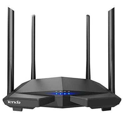 Tenda AC6 AC1200 Dual-Band WLAN-Router 1200 MBit/s 2,4Ghz & 5Ghz QoS Schwarz