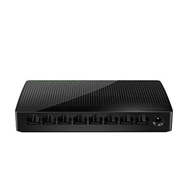 Tenda Gigabit Netzwerk Switch 8 Port LAN Switch Schwarz SG108 bis 2000MBit/s