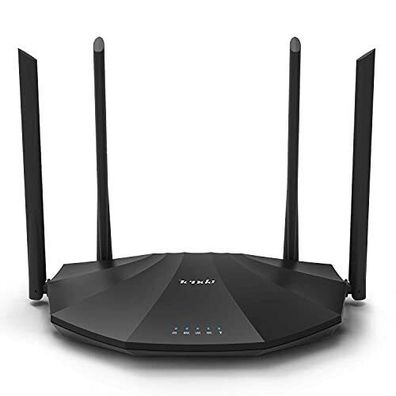 Tenda AC19 WLAN Router DualBand Gigabit Router AC2100 2.4 GHz USB 2.0 Schwarz