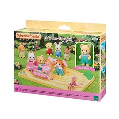 Sylvanian Families 5320 Baby Abenteuer Zug Puppenhaus Spielset Spielzeug Kinder