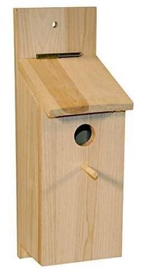 Kerbl 82959 Selbstbauset Holz Nistkasten 36 x 12 x 14 cm fér Meisen Vogelkasten