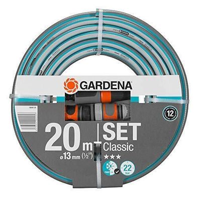 Gardena Classic 18004-20 Schlauch 13 mm 1/2? 20 m Universeller Gartenschlauch