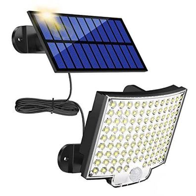 MPJ Solarlampen 106 LED Aussen Bewegungsmelder 120Â°Beleuchtungswinkel 5m Kabel