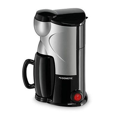 Dometic PerfectCoffee MC01 Reise-Kaffeemaschine für Auto LKW schwarz/silber