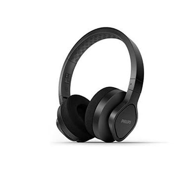 Philips Audio A4216BK00 On-Ear Sportkopfhörer Kabellos 35h Wiedergabezeit