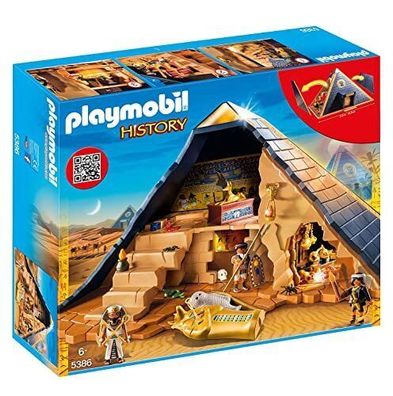 Playmobil History 5386 Pyramide des Pharao Mit Geheim-Funktionen Spielzeug