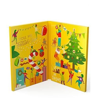 Lipton Tee-Adventskalender für Teeliebhaber 48 Teebeutel Geschenk Weihnachten