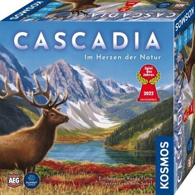 Kosmos 682590 Cascadia Im Herzen der Natur Legespiel Holz-Elemente Familienspiel