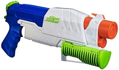 Hasbro 0795074 Nerf Super Soaker Scatter Blast Wasserpistole Wasserblaster Weiß