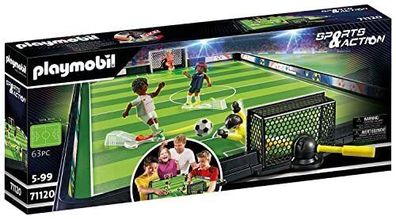 Playmobil Sports & Action 71120 Fußball-Arena Tischkicker fér Kinder Spielzeug