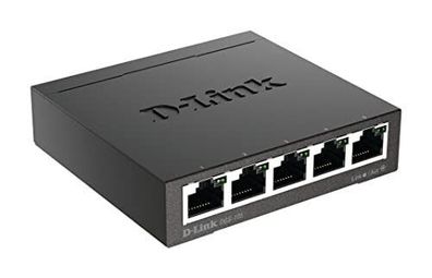 D-Link DGS-105/E 5-Port Layer2 Gigabit Switch Duplex Modus bis zu 2000Mbit/s