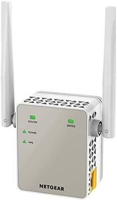 Netgear EX6120-100PES AC1200 Universal WLAN Range Repeater 1200Mbit/s, RJ-45