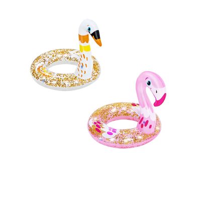 Schwimmring Shimmer 'n Float™ mit Tierkopf, sortiert