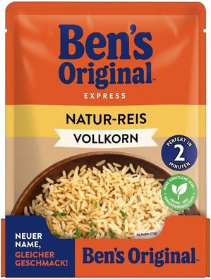 Ben's Original Express Reis Naturreis Vollkorn Mikrowellenreis 6er Pack 6 x 220g