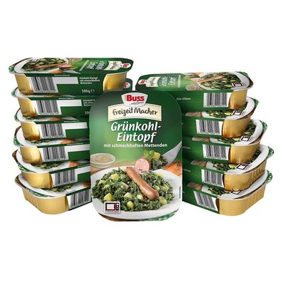 Buss Freizeitmacher Grénkohl Eintopf Kartoffeln Mettenden 12er Pack 12 x 300 g