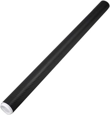 TRIXES Premium Autofolie 3D Struktur Carbon Vinyl Folie Schwarz 1500 mm x 300 mm