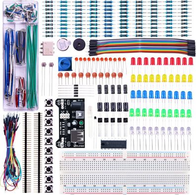 Elegoo Elektronik Lernset Spaßset Strom Steckbrett Zubehör Arduino Raspberry Pi